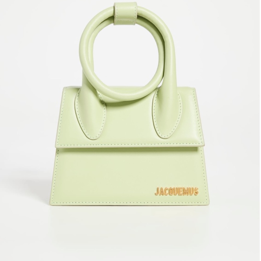 Jacquemus Le Chiquito Noeud medium top handle bag w/ Crossbody Strap